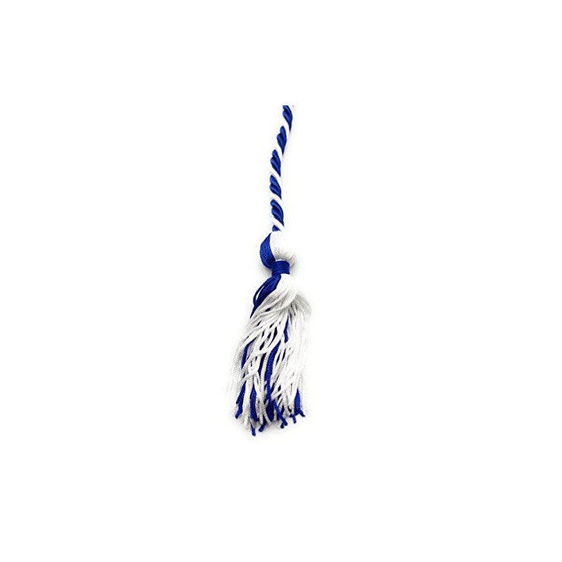 Graduation Honor Cords (Royal Blue and White)