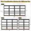 PeacefulHues 5 Tier Heavy Duty Storage Shelves, 48" W x