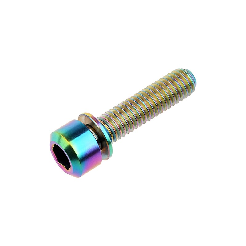 Titanium M6 x 25mm Allen Hex Bolts with Washers Screw