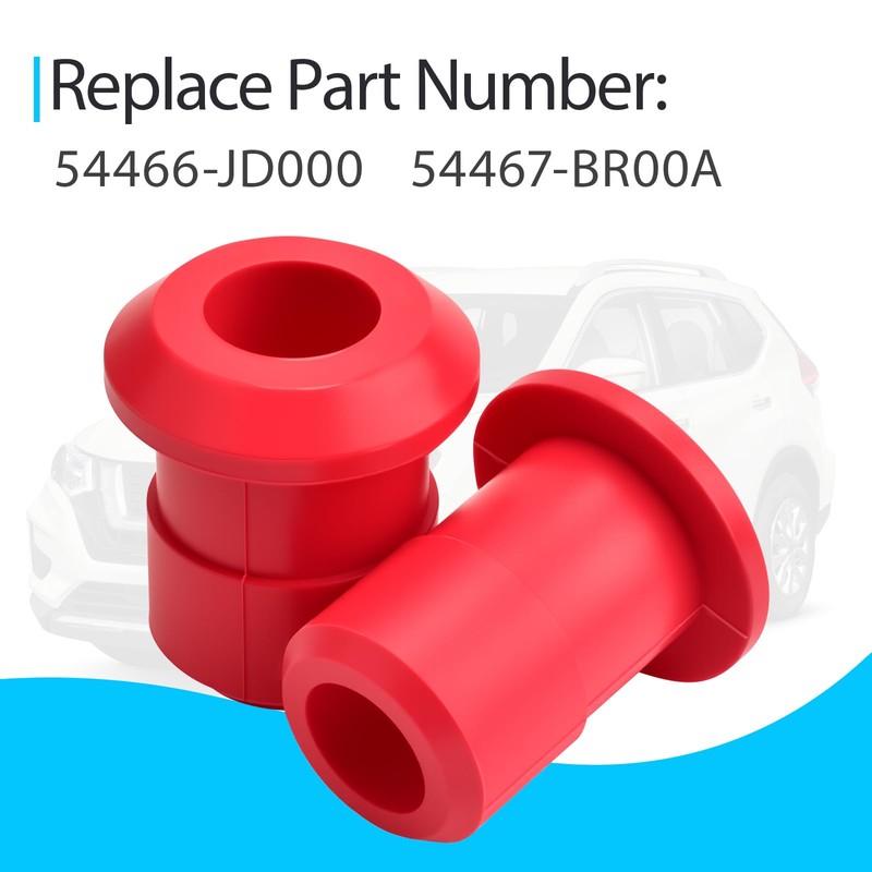 Front and Rear Polyurethane Subframe Bushing Kit Compatible with Nissan