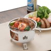 Logos 81062820 Mini Bonfire Stove, Silver (When Assembled) (Approx.) Width