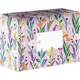 Jillson Roberts Medium Mailing Gift Boxes, for Birthdays and Holidays, Secret Garden (12 Pcs)