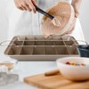 Ailelan Brownie Pan with Dividers, Brownie Pan, Non Stick Brownie