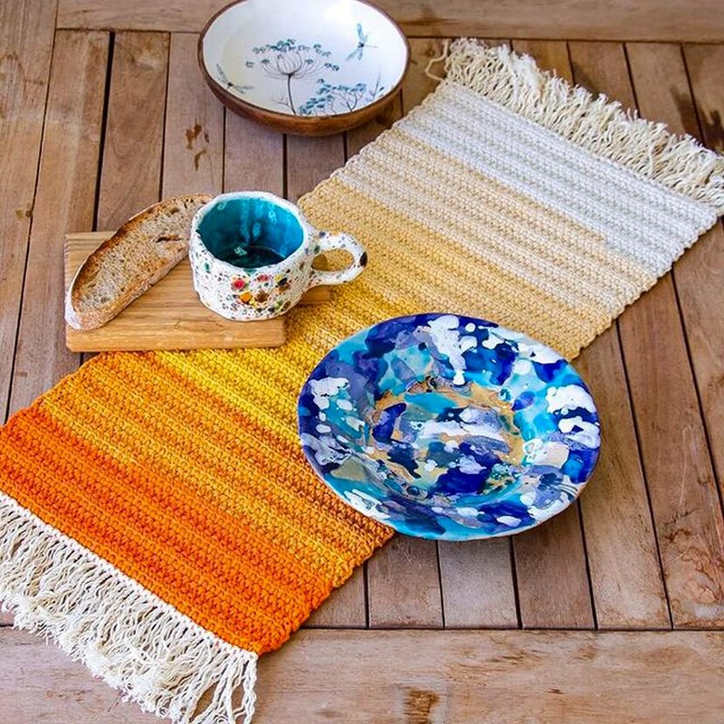 Loopncraft Macrame Ombre, Earth Colours, 250 m - 250 g,