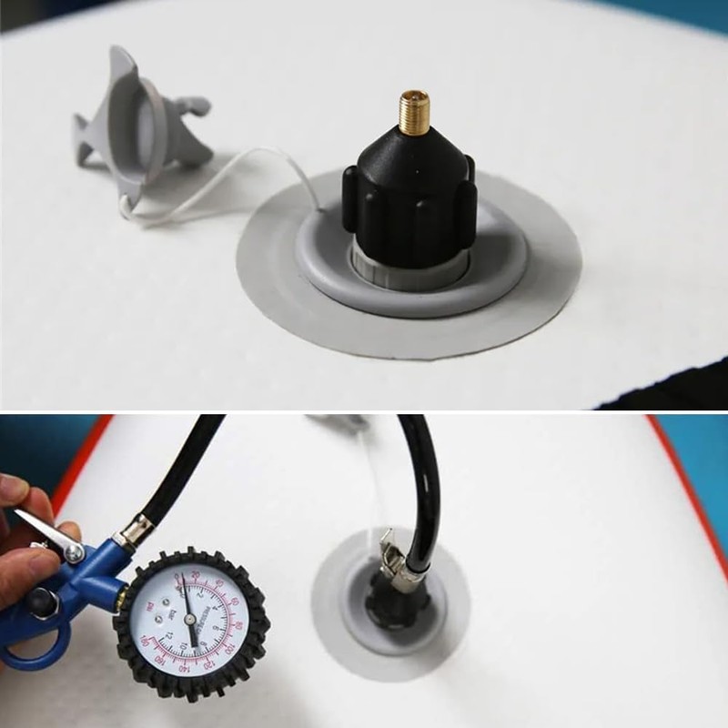 GOIYZTTR SUP Valve Adapter Inflatable Adapter with 4 Pieces Gas