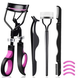 4 En 1 Rizador De Pestañas, Rizador De Pestanas De Alta Precision, Rizador De Pestañas De Ojos, Enchinador De Pestañas Con 4 Almohadillas De Recambio, Eyelash Curler Para Mujer
