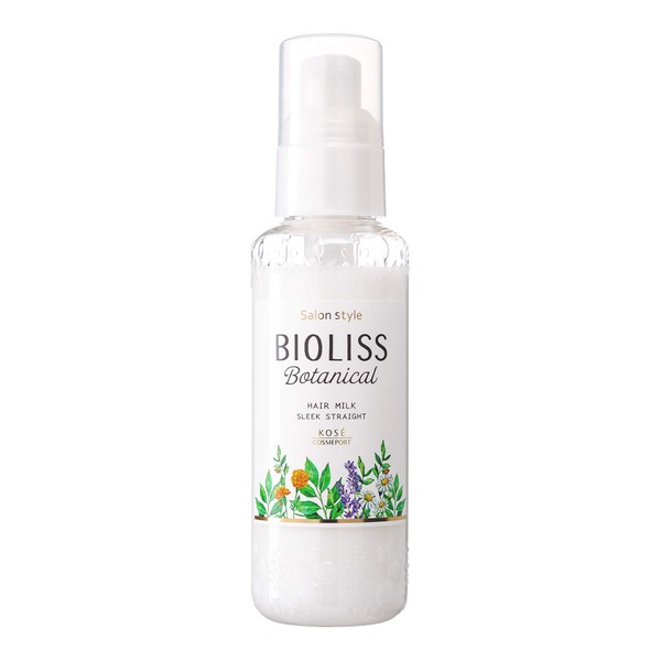 Salon Style Biolis Botanical Treatment Milk (Sleek Straight), 3.4 fl oz (100 ml) x 1