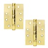 Excel XL869 Pair of 4" Grade 11 Door Hinges, Polished