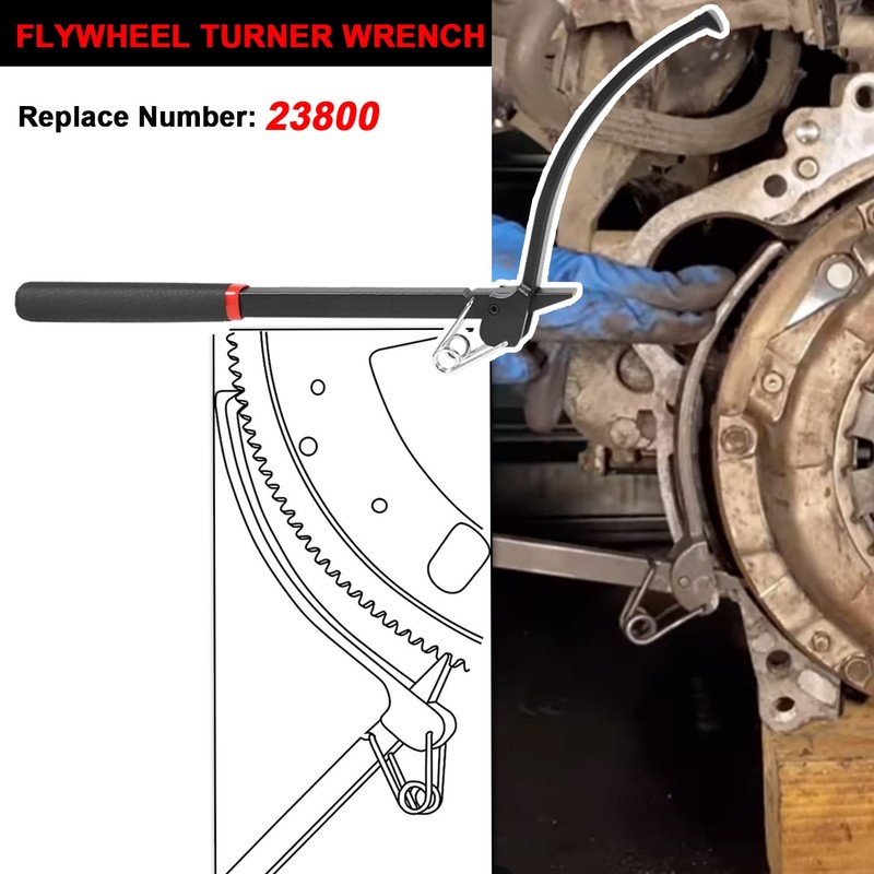 mooncar Flywheel Turner Wrench Turning Tool Used for Turn The