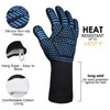 GEEKHOM BBQ Gloves,1472℉ Heat Resistant Grill Gloves, EN407 Certified 13