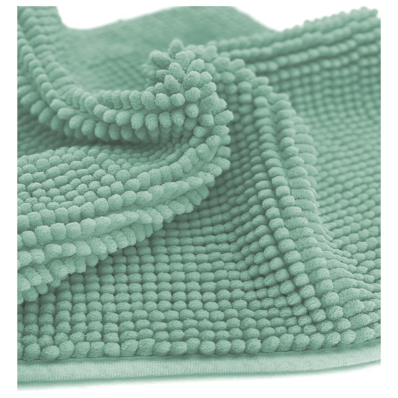 heimtexland ® Chenille Bath Mat Super Fluffy Absorbent Bath Mat