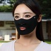 UV Protection Golf Mask Sports Cool Sun Mask DD-12790 Gray 5ea