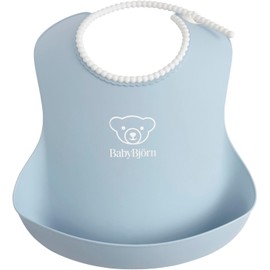 BabyBjorn 4580370187212 Bib, Single Item, Powder Blue, 1 x 1