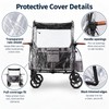 Stroller Wagon Rain Cover for W4 Quad Stroller – Plastic