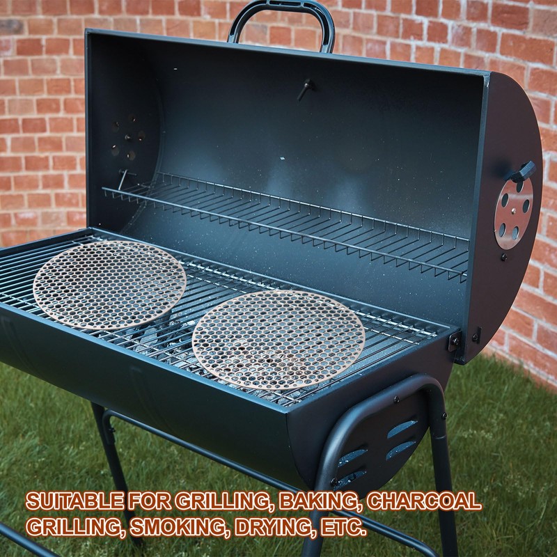 PATIKIL Round BBQ Grill Mesh Plate, 12 Inches (Approx. 11.8