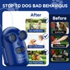 XIXVA 15-30kHz Adjustable Dog Bark Deterrent Devices with IPX5 Waterproof,