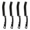 4Pcs Hard Bristle Crevice Cleaning Brush Grout Scrub Brushes Multifunctional