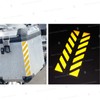 Black Doves 2 x Reflective Stickers for Touratech Motorcycle Aluminium