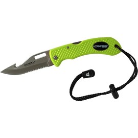 Cressi Chaku, Lime, Stainless Steel Blade