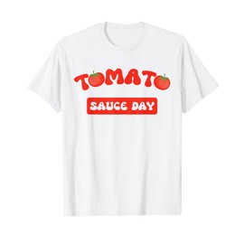Groovy Tomato Sauce Day passata Tomato Family Gathering T-Shirt