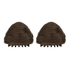 AIXXCUVQ Womens Synthetic Curly Hair Claw Clip Hair Extension Invisible Grip Firmly Without Damaging Hair High Temperature Fiber, Light brown