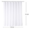 Extra Wide Shower Curtain Liner 84 x 72 Inch, Fabric