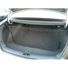EACCESSORIES EA Rear Trunk Organizer Cargo Net for Honda Accord 2013-2017 – Envelope Style Cargo Net for Coupe - Premium Mesh Car Trunk Organizer Vehicle Carrier Storage – Compatible with Accord
