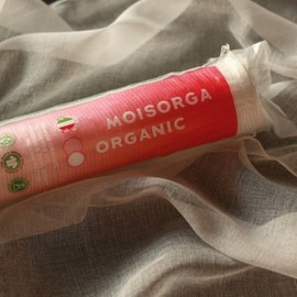 Moisturelga 프리미엄 유기농 화장솜 100매X 8개 스티치 앤 듀얼이펙트 Premium Organic Cotton Pads 100 Sheets X 8 Stitch & Dual Effect