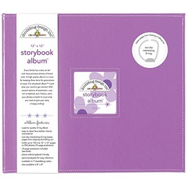 Doodlebug 5723 Storybook Album 12"X12"-Lilac