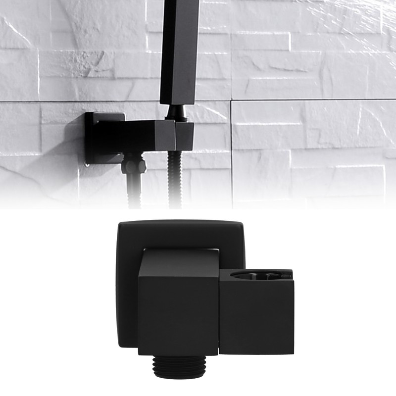 Copper Shower Head Holder Bathroom Rotatable Adjustable Showerhead Stand Mount