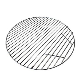 Stainless Steel Barbecue Cooking Grid Grate w/Hinged Access Door for Kamado Grill Large Big Green Egg Kamado Joe Classic Pit Boss K22 Louisiana K22 Ceramic Grills Using 18.5 inch round cooking grate