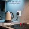 BSEED Single Socket, Electrical Single Switched Power Plug Wall Socket