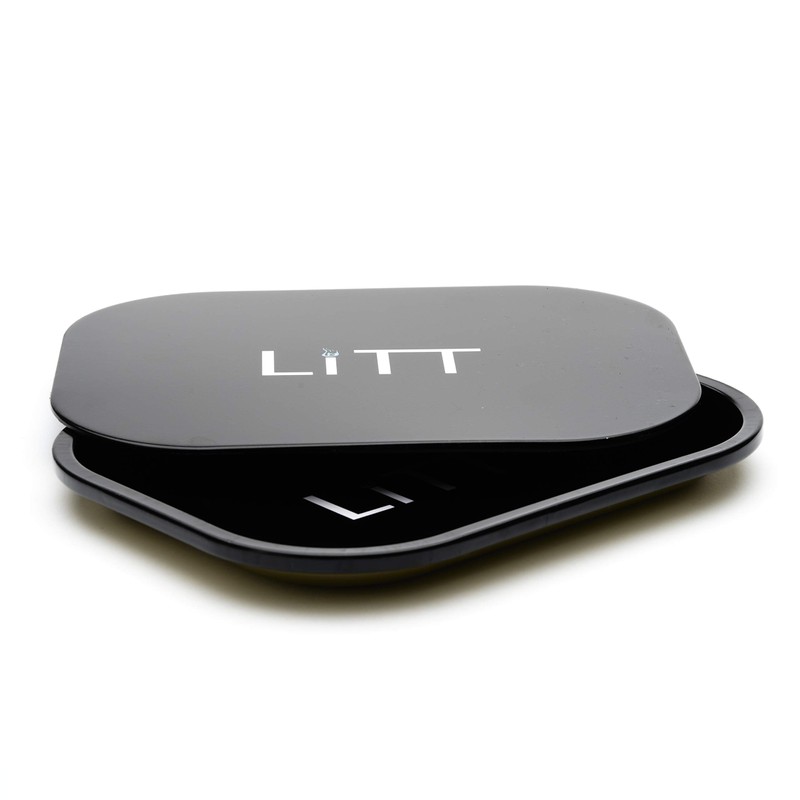 Litt Stash Metal Rolling Tray with Magnetic Rolling Lid- Smart