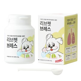 LivePet Pet Breath Nutrient, 60g, Respiratory Tract, 1 Piece / 리브펫 반려동물 브레스 영양제, 60g, 호흡기기관지, 1개
