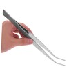 CORHAD 25cm Stainless Steel Tweezers Angled Feeding Nippers for Snakes