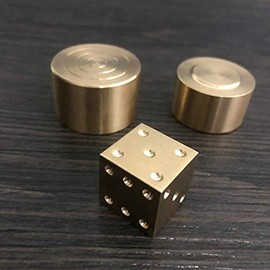 SUMAG Super Mental Die (Brass) Magic Tricks Classic Toys Dice Number Prediction Magic