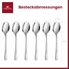 Gerlach Celestia Teaspoon Set for 6 People, Dishwasher Safe, Small