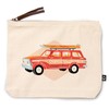 Lantern Press Secret Surf Spot Collection, Woody Wagon with Surfboards,