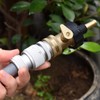 PLG High Pressure Jet Nozzle for Garden Hose with Shut-Off