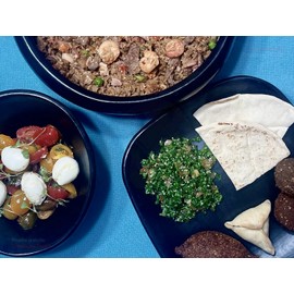 SET 6 PCS Dish Black Clay 10" Dinner Square Serving Plate Made in Colombia 100% Handcraft Organic Tableware Fathers Gift