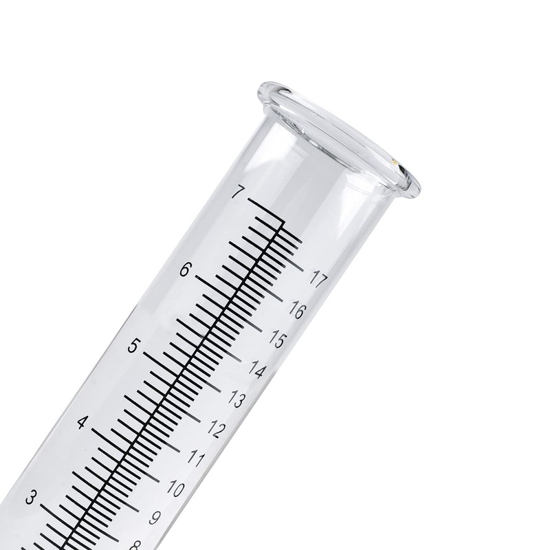 TBWHL 7" Capacity Rain Gauge Replacement Tube Glass, 8.27 Inches