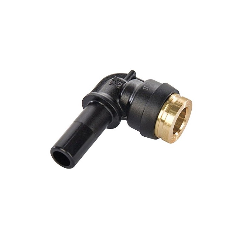 Parker Hannifin 369PTCSP-4-4 Plug-in Elbow Push-to-Connect Composite Fitting, 1/4" Push-to-Connect