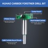 HUHAO Forstner Drill Bits 50mm (2 inch) Carbide Upgraded Version