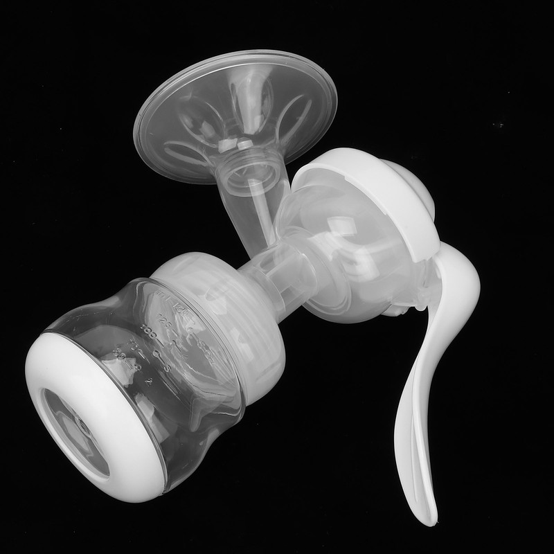 Portable Manual Breast Pump Single Hand Breast Pump Plastic Breastfeeding