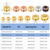 PATIKIL 5 mm (1/5 inch) Solid Brass Hole Eyelets, 10