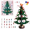 Advent Calendar 2024 Christmas 24 Days Countdown Wooden Tabletop Christmas