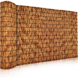 Reed Fencing Rolls,Bamboo Screens Outdoor for Patio,6 Feet High,Suitable for Patio Garden Balcony Terrace and Courtyard Shading 6x10FT