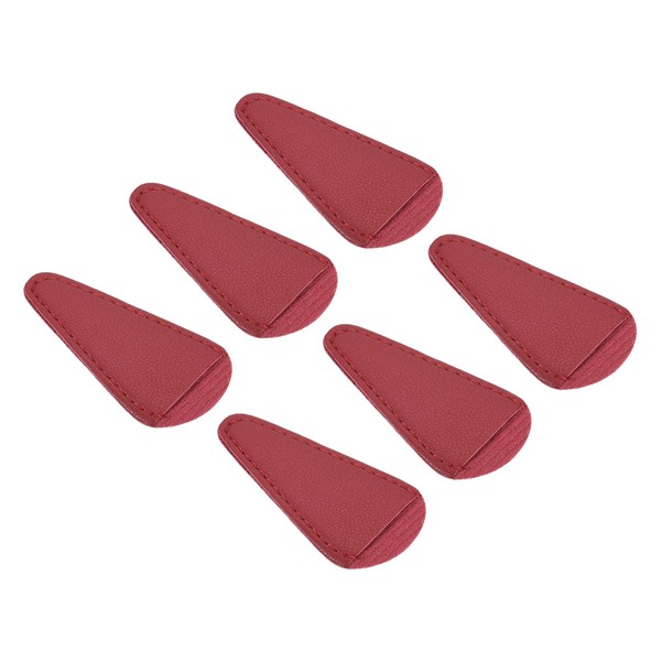 PATIKIL 2.9"x1.5" PU Leather Scissors Sheath, 6 Pack Scissors Cover