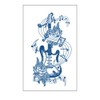GZ626x2 Temporary Guitar Tattoo Electric Guitar Semi-Permanent Tattoo Long Lasting