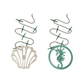 Evriholder DrainWig Shower Drain Protectors, As Seen on Shark Tank, Disposable Hair Catchers, Ocean, Pack of 2 , White and Teal - DWOC12-AMZ